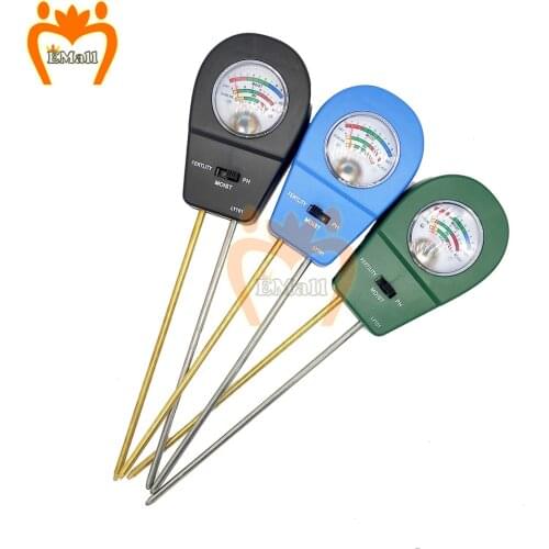 3 in 1 Soil Moisture Meter Plant Soil Water Moist PH Test Meter Test Kits Outdoor Indoor Hygrometer Garden Soil Fertility Meter