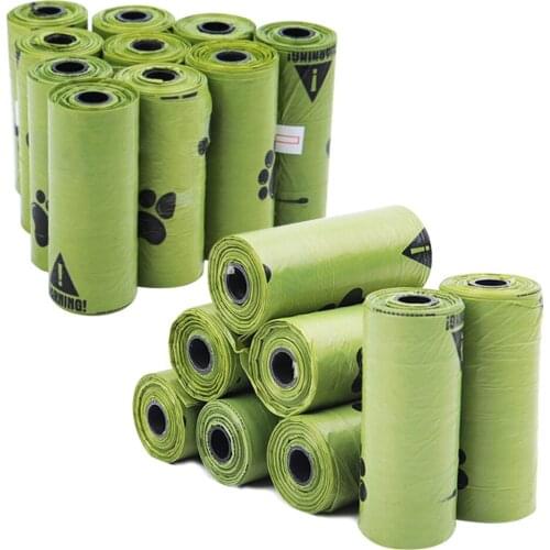 Degradable Dog Poop Bags Dispenser Pooper For Dog Bag Poop Pet Waste Clean-up Biodegradable BagWaste Pet Clean Dog Poo Bag 3P 8P