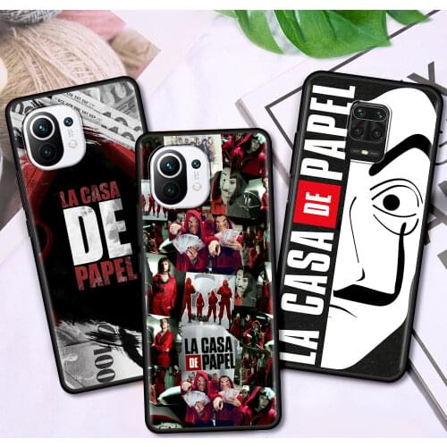TV Show La Casa De Papel Case For Xiaomi Mi Poco M3 X3 NFC 9T 10T Pro 5G Phone Cover For Redmi Note 9S 9 8 8T 9C 9A Back Capas