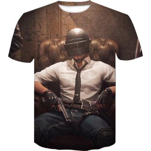 Hot Game 3D Print PUBG T-shirt Men/Women Fashion Hip Hop Short Sleeve Tee shirt pubg 3d T shirt Men Summer Casual Tops