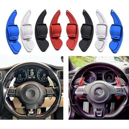 SPEEDWOW Car Steering Wheel Paddle Extend DSG Direct Shift Gear Paddle Extension For VW Tiguan Golf 6 MK5 MK6 Jetta GTI R20 R36