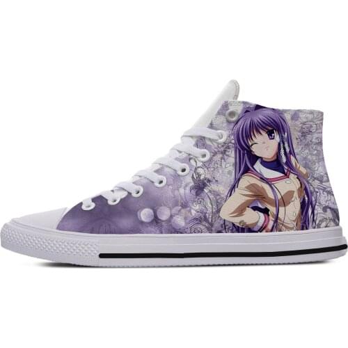 2019 Hot Cool Fashion Funny Summer Sneakers Handiness Casual Shoes For Men Women 3D Print Anime Clannad After Story Kawaii Cute