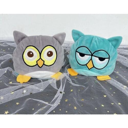 Flip Owl Plush Stuffed Toy Soft Animal Home Accessories Cute Animal Doll Children Gifts Baby Companion Plush Toy
