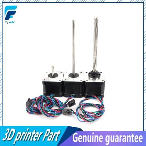 1 Set Prusa i3 MK3 Multi Materials 2.0 MMU2.0 3D Printer Motors Kit NEMA 17 Lead Screw Rod Motor Kit With Cable