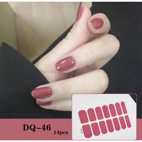 Recuerdame 1pc Beauty Nail Sticker Glitter Liner Powder Adhesive Full Tips for Nail Art Decoration Manicure Top Coat Accessoires