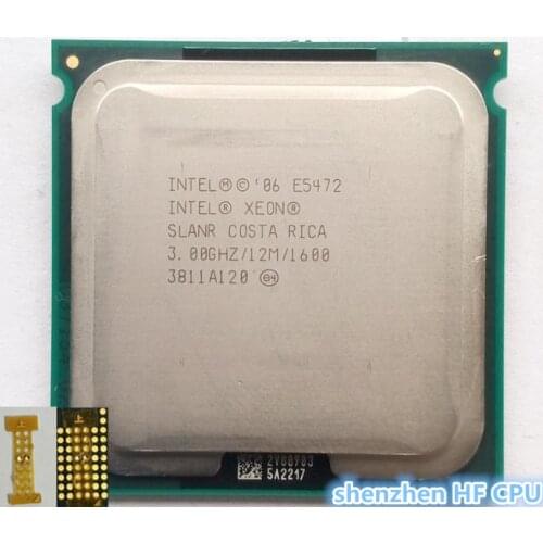 Original Intel Xeon E5472 3.0GHz/12M/1600 Processor close to LGA771 Core 2 Quad Q9550 CPU (Give Two 771 to 775 Adapters)