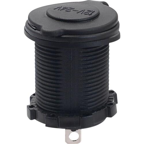 Easy install100% brand new and high quality Waterproof dust-proof 12v Car Cigarette Lighter Plug Widely used in power equipment