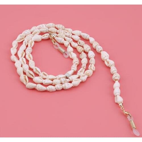 Conch Shell Reading Glasses Chain Sunglasses Eyewears Cord Holder Neck Strap Rope Necklace Eyeglass String Lanyard Fashion