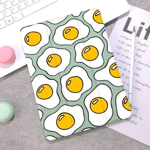 Omelette For Air 4 Silicone Case iPad Pro 2020 10.5 with Pencil Holder 10.2 inch 8th Generation 7th For 12.9 Pro 2018 Mini 4 5