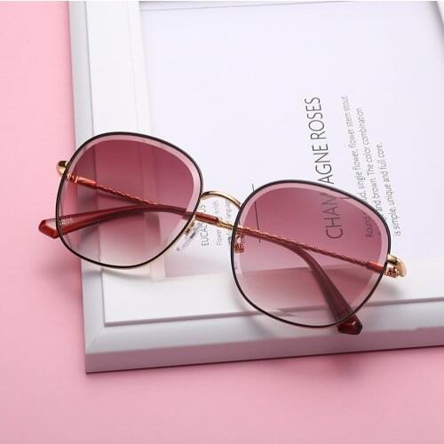 Vintage Oversized Sunglasses Women Luxury Brand Square Sun Glasses Female Retro Gradient Fashion Designer Gradient Oculos De Sol