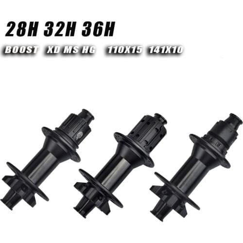 Bike Hub 4 Bearings MTB BOOST Hubs 6 Bolt 15x110 10x141 DT Ratchet Hubs for SHIMANO MS HG SRAM XD 11S 12S 28/32/36H Bicycle Hub