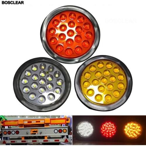 24V LED Dynamic Car Truck Tail Light Turn SignalRear Indicator Brake Lights Stop Reverse Lamps for Lorry Trailer Van Caravan Bus