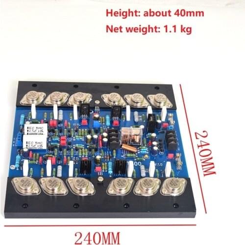 T600 Audiophile Power Amplifier HiFi Gold Sealing Tube High-power Rear Stage Adjustable A Class A Double Channel