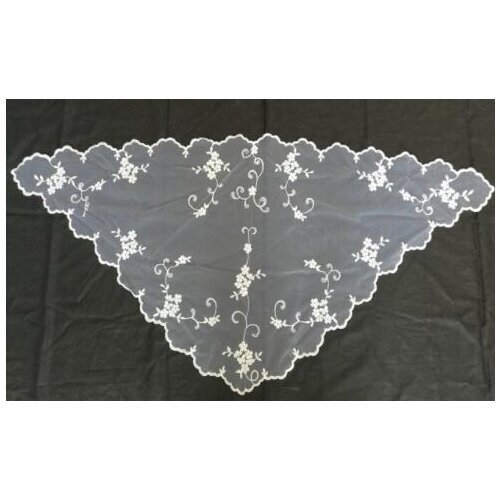 Embroidery Simple Style Catholic Veil, Lady Children Church Catholic Veil
