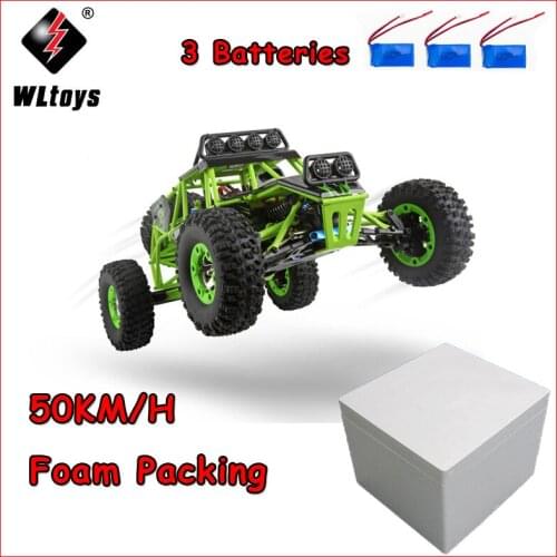 Wltoys 12428 RC Car 1/12 2.4G 4WD Electric Cars Brushed Rock Crawler RTR Remote Control RC Toys Car SUV Bigfoot
