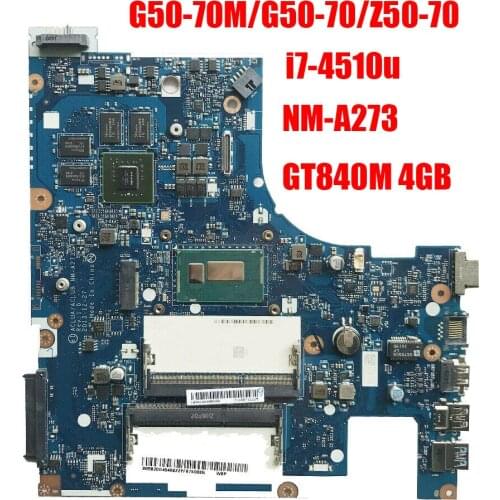 Z50-70 For Lenovo G50-70M G50-70 Z50-70 i7-4510u motherboard ACLUA/ACLUB NM-A273 GT840M 4GB Test free shipping