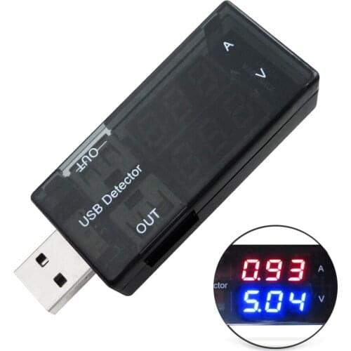 10PCS USB Charger Doctor Mobile Power Current Voltage Charging Detector battery Voltmeter Ammeter
