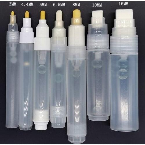 1PC Repeatable Plastic Empty Pen Rod Liquid Chalk Paint Pen Barrels Tube Pen Markers Pen Accessories