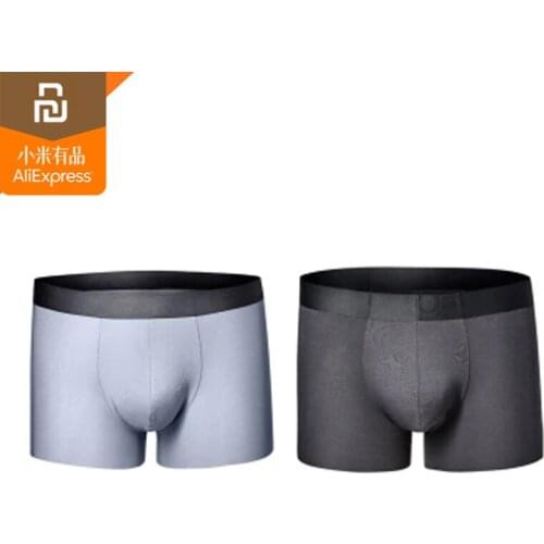 2 pcs original xiaomi mijia instant me touch series comfortable boxer briefs mens character underwear