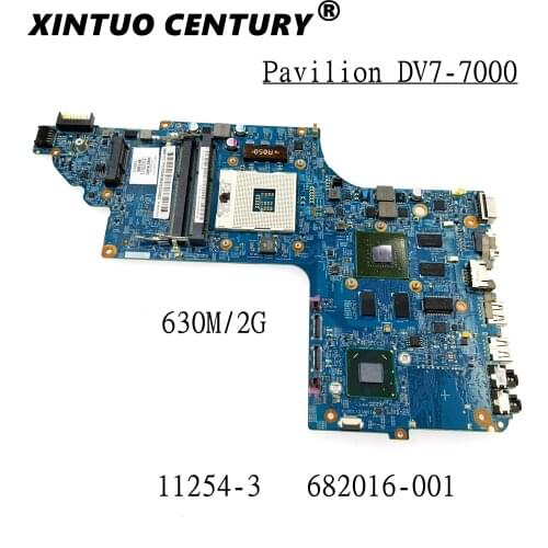682016-001 FOR HP DV7-7000 DV7T Laptop motherboard 48.4ST10.031 682016-501 HM77 w/ GT630M 2G GPU Test work