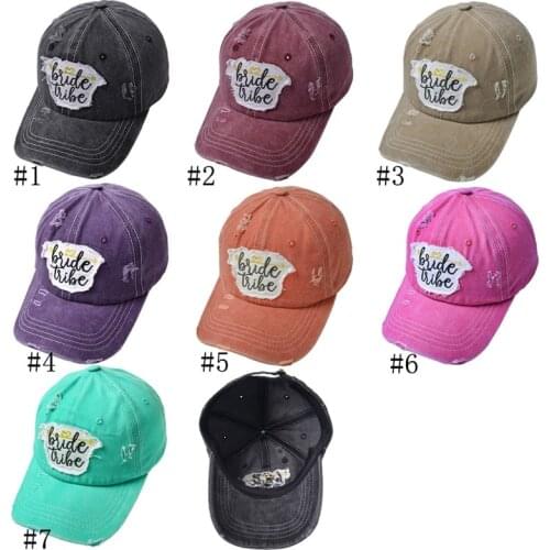 Bride Letter Embroidery Patch Baseball Cap Wedding Adjustable Hole Women Summer Fashion New Outdoor Shading Snapback Dad Hat