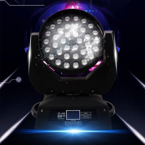Fast Shipping LED Zoom Wash Moving Head Light DMX 36x12w RGBW 4IN1 LED Beam projector DJ Disco Party stage effects lights