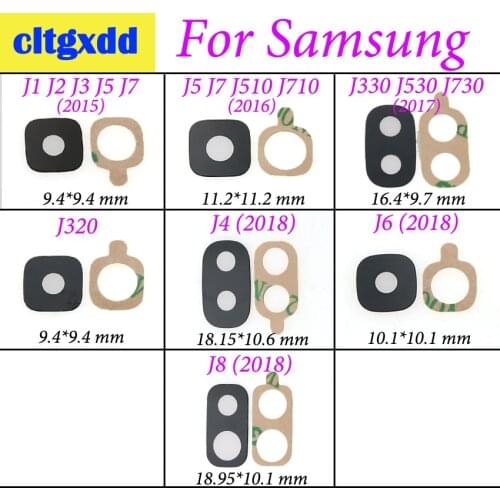Cltgxdd For Samsung Galaxy J510 J710 J330 J530 J730 J4 J6 J8 2018 j810 j810f Back Rear Camera Glass Lens Cover Replacement