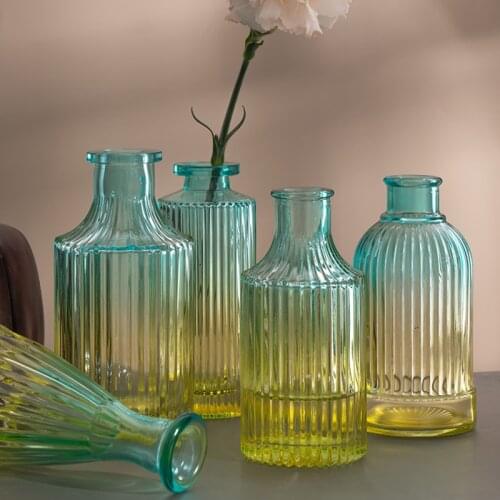 Vases Nordic Home Decor Retro Home Decoration Accessories For Living Room Color Glass украшения для дома ваза для цветов стекло