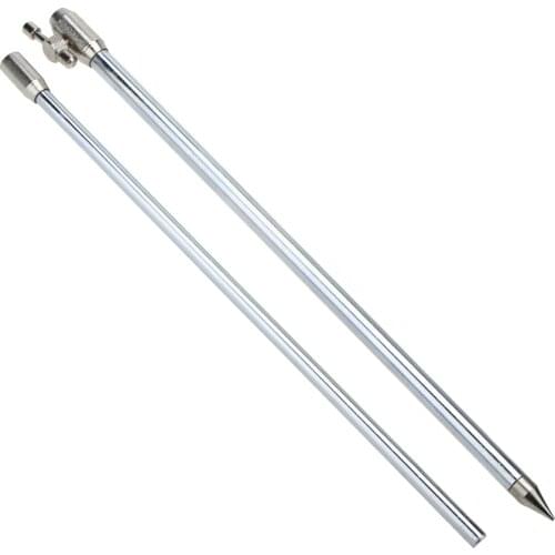 Carp Fishing Bite Alarm Holder Support Stainless Telescopic Fishing Bankstick for Fishing Alarm 35-60cm