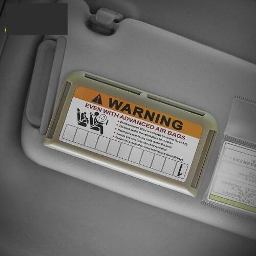 For Nissan Patrol Y62 Sunshade parking card car multi-function storage clip moving car number temporary stop sign