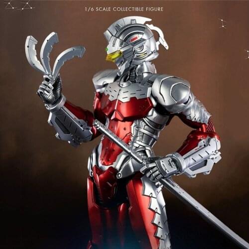 Threezero 1/6 Scale 3Z0130 SUIT Ver 7 Iron Ultra Seven Soldier Action Figure Dolls in stock Model for Fans Gifts