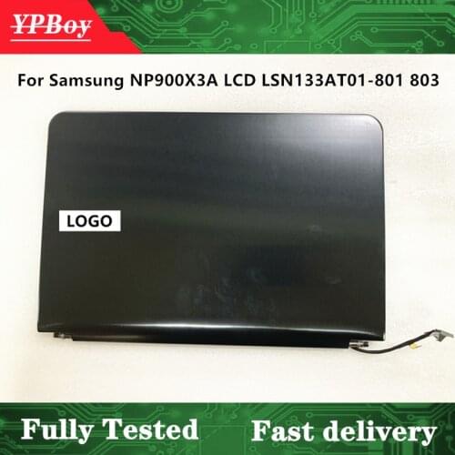 Original For Samsung NP900X3A Laptop LCD display screen assembly LSN133AT01-801 803 Tested Upper half part
