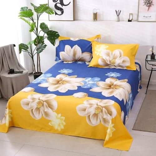 Bed sheet + pillowcase) 3-piece thick bed sheet single double bed single kang sheet four seasons universal bed sheet