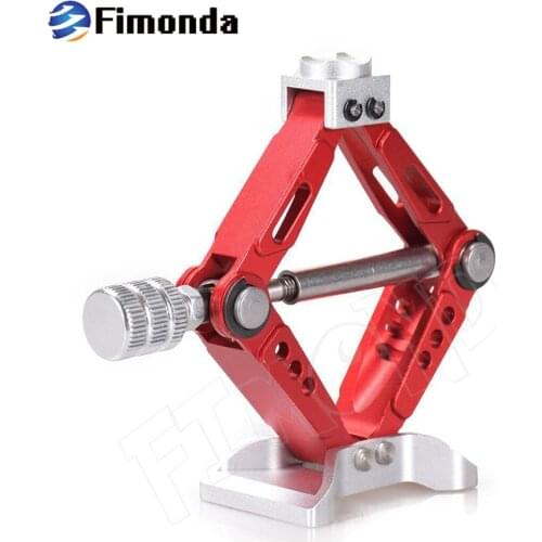 RC Adjustable Metal Mini Scissor Jack Tool for 1/10 RC Crawler Car TRX4 Axial SCX10 Tamiya CC01 D90 TF2 simulation Decoration