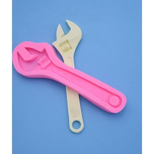 DIY Wrench Shaped Liquid Silicone Mold Chocolate Cake Silicone Mold Baking Cake Decoration Accessories