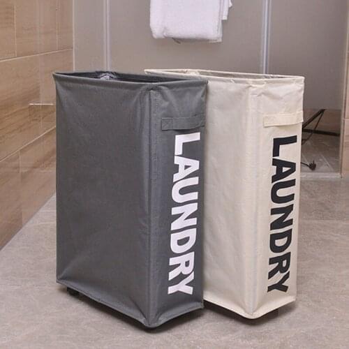 Nordic Fabric Folding Waterproof Storage Bucket Dirty Clothes Basket Put Frame Household Toys Laundry