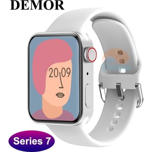 DEMOR IWO D7 Pro Smart Watch Series 7 44mm Sport Tracker Heart Rate Monitor GPS Connected Smartwatch for Men Women Android Phone