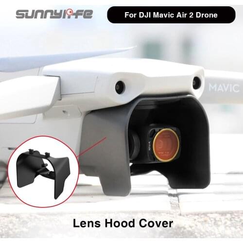 Sunnylife Lens Hood For Mavic Air 2 Lens Sunshade Cover Lightweight Gimbal Camera Guard Anti-glare Drone Accessories