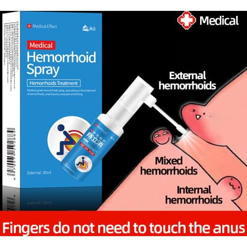 Herbal Anal Hemorrhoids Spray Treatment Crack Internal & External Anal-Fissure Painkiller Mild And Safe Health Care