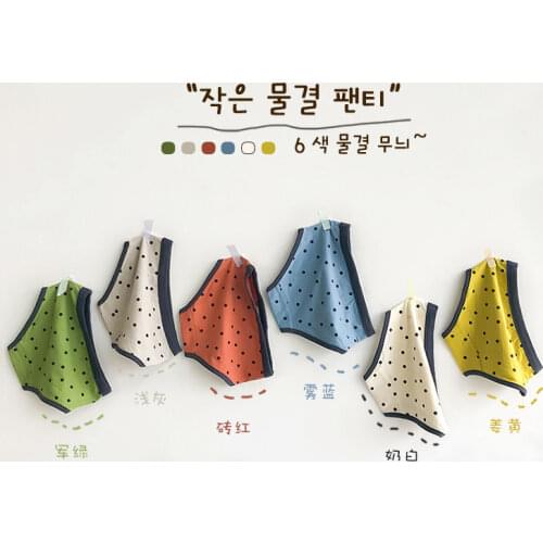 Fashionable teen panties childrens underwear sports boys and girls Wave point triangle cotton childrens shortss Shorts 1pcs