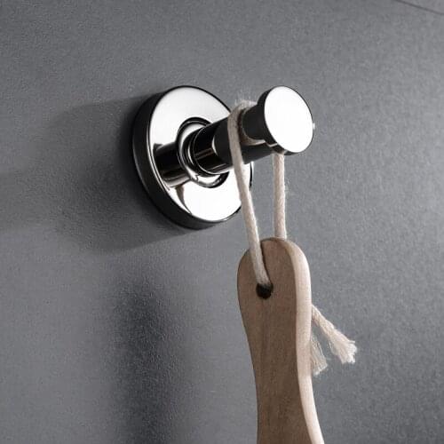 Home and Hotel Hat Towel Robe Coat Stainless Steel Polish Hanger for Kitchen Bathrooms Lavatory