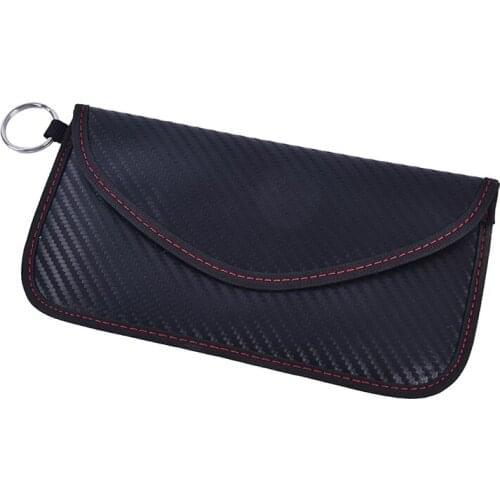 Mobile Phone Signal Shielding Bag Wallet Phone Case Signal Blocking 3 In 1 Shield Cage Pouch Privacy Protection Car Key Bag