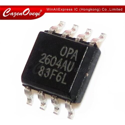 10pcs/lot OPA2604AU OPA2604 SOP-8 In Stock