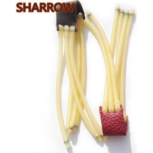 5Pcs Archery Slingshot Rubber Bands Bungee 6 Strips Elastic Powerful Catapult Darts For Outdoor Shooting Practice Accessories