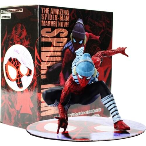 9cm Marvel Avengers Spiderman The Amazing Spider Man ARTFX + STATUE 1/10 Scale Pre-Painted Model Kit PVC Action Figure Toy