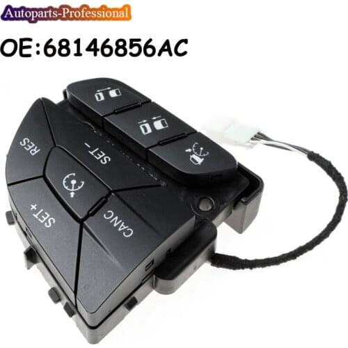 Car accessories For 14-18 Dodge Jeep Steering Wheel Audio Switch Right Side 68146856AC High Quality