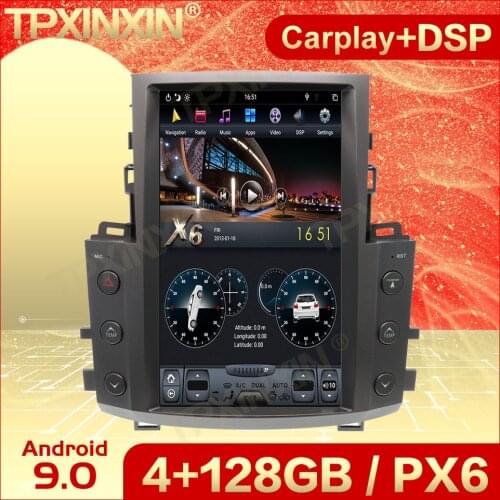 Carplay 2 Din Android 9 Tesla Screen Multimedia For Lexus LX570 2007 2008 2009 2010 2011 2012 2013 2014 2015 BT Player Head Unit