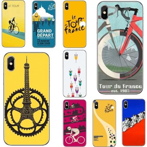 Tour-de-france-Bike-cycling-Poster Silicone Phone Covers For Huawei Mate 20 30 40 7 8 9 10 Lite Pro P Smart 2018 2019 Plus G7 G8