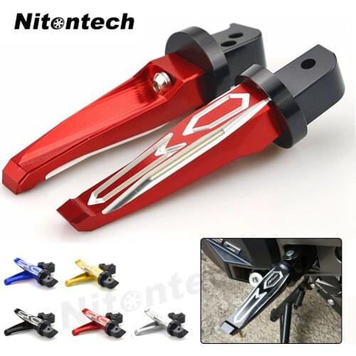 For Kymco AK550 2017 2018 Motorcycle CNC Aluminum Foot Step Pedals Pads Driving Racing Accessories Blue Red Black Gold Titanium
