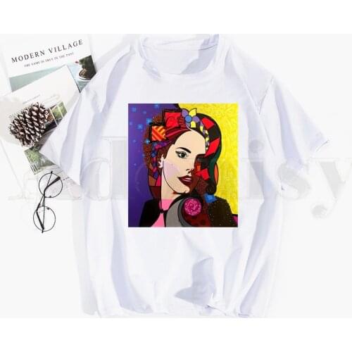 Lana Del Rey Harajuku Ullzang Aesthetics Tshirt Hip Hop Girl Print Top Tees Harajuku Tshirts Men Fashion Summer T-shirts